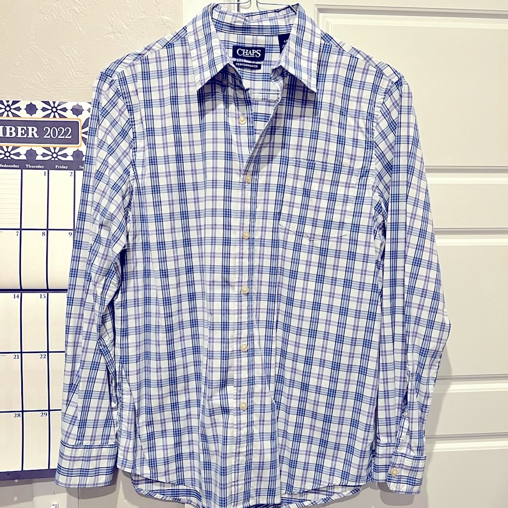 Chaps Button Down Performance Size Lg